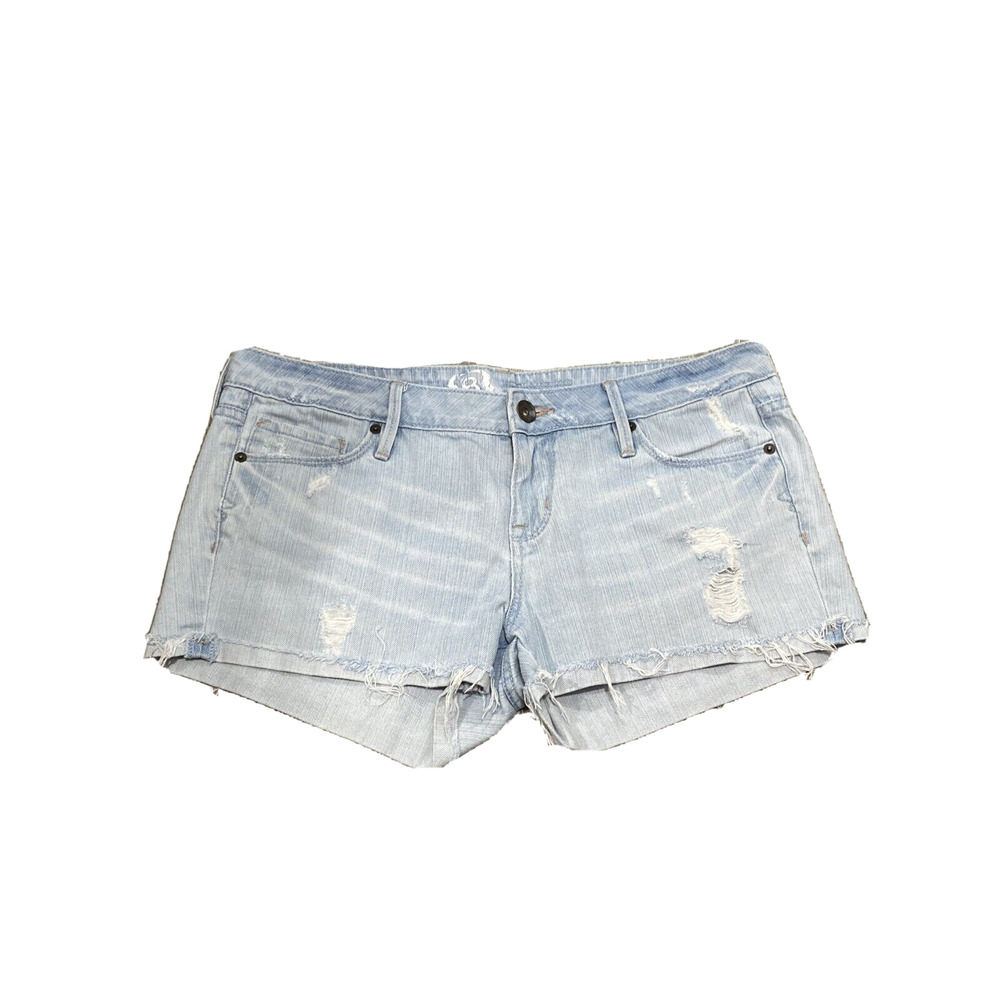 Bullhead distressed denim shorts junior size 9 cuff cutoffs pure cotton classics